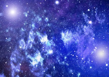 Derin uzay. Yüksek çözünürlüklü yıldız alanı. Yıldızlı uzay arka plan dokusu. Renkli Yıldızlı Gece Gökyüzü Dış Uzay arkaplanı