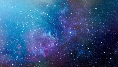 Yüksek çözünürlüklü yıldız alanı. Yıldızlı uzay arka plan dokusu. Renkli Yıldızlı Gece Gökyüzü Dış Uzay arkaplanı