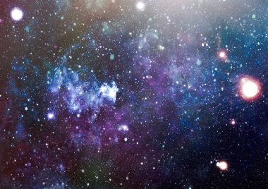 Yüksek çözünürlüklü yıldız alanı. Yıldızlı uzay arka plan dokusu. Renkli Yıldızlı Gece Gökyüzü Dış Uzay arkaplanı