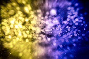 Parlak ışık soyut bokeh bulanık doku arka plan Spotlar
