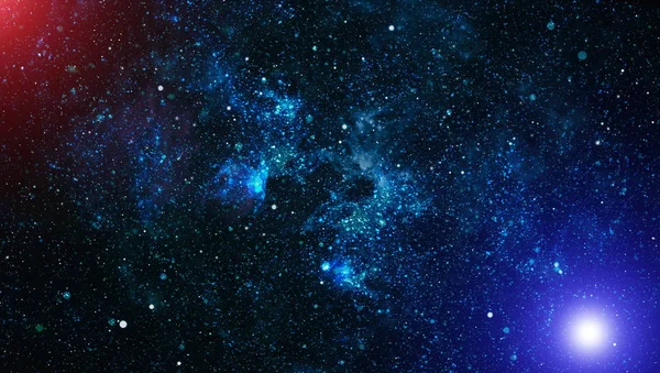Fondo Espacio Abstracción Para Diseño Luz Mística Colorido Estrellado Cielo —  Fotos de Stock
