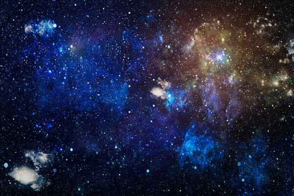 High definition star field background . Starry outer space background texture . Colorful Starry Night Sky Outer Space background