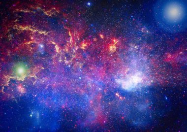 Galaksi - NASA tarafından desteklenen bu resmin elementleri