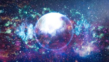 alan birçok ışık yılı uzakta dünya. Nasa tarafından döşenmiş bu görüntü unsurları