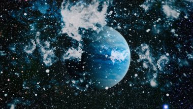 alan birçok ışık yılı uzakta dünya. Nasa tarafından döşenmiş bu görüntü unsurları