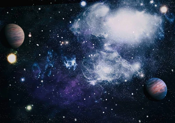 Galassia Spirale Nello Spazio Profondo Elementi Questa Immagine Forniti Dalla — Foto Stock