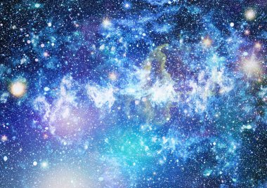 birçok ışık yılı uzakta dünya derin uzayda yıldız alanı. Bu görüntü nasa tarafından döşenmiş unsurları