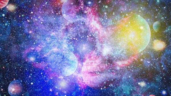Uzaydaki Gezegenler Yıldızlar Galaksiler Uzay Keşiflerinin Güzelliğini Gösteriyor Nasa Tarafından — Stok fotoğraf