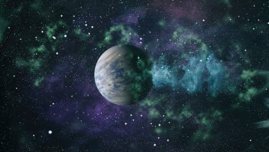 Patlama süpernovası. Parlak Yıldız Nebulası. Uzak galaksi. Soyut görüntü. Bu görüntünün elementleri NASA tarafından desteklenmektedir.