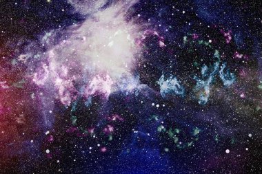 Patlama süpernovası. Parlak Yıldız Nebulası. Uzak galaksi. Soyut görüntü. Bu görüntünün elementleri NASA tarafından desteklenmektedir.