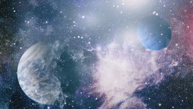 Yıldızlı uzay arka plan dokusu