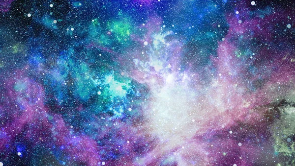Patlama süpernovası. Parlak Yıldız Nebulası. Uzak galaksi. Soyut görüntü. Bu görüntünün elementleri NASA tarafından desteklenmektedir.