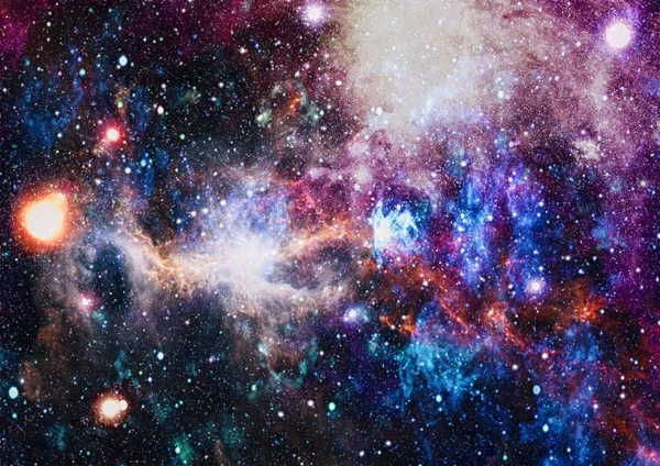 Explosionssupernovan Ljusa Stjärnnebulosan Avlägsen Galax Abstrakt Bild Delar Denna Bild — Stockfoto