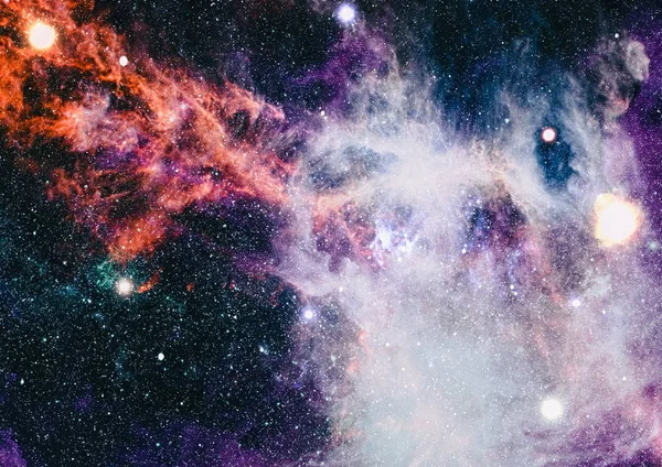 Explosie Supernova Heldere Sterrennevel Een Ver Sterrenstelsel Abstracte Afbeelding Elementen — Stockfoto
