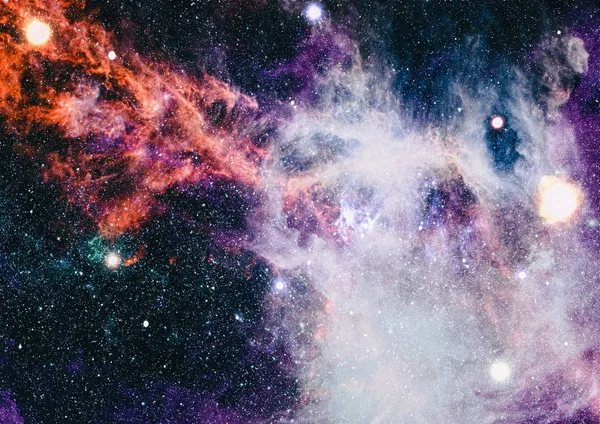 Supernova Explosão Nebulosa Estelar Brilhante Galáxia Distante Imagem Abstrata Elementos — Fotografia de Stock