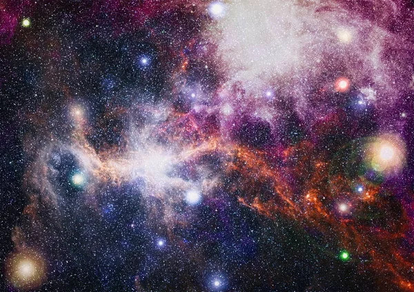 Explosion Supernova Bright Star Nebula Distant Galaxy Abstract Image Elements — Stock Photo, Image