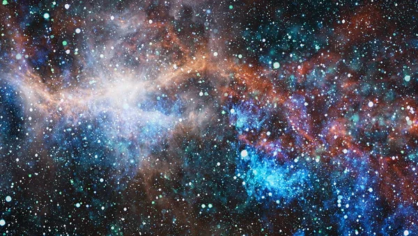 Supernova Explosão Nebulosa Estelar Brilhante Galáxia Distante Imagem Abstrata Elementos — Fotografia de Stock