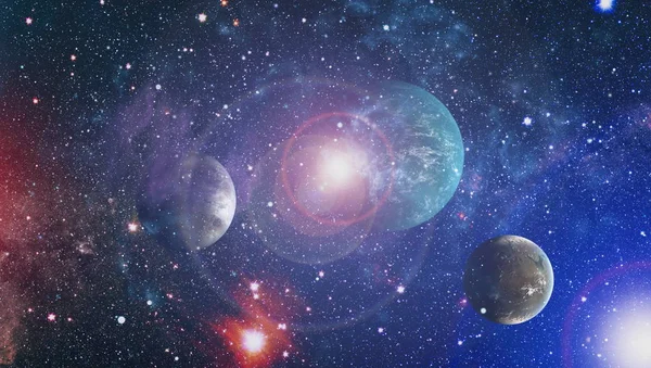 Фон Космического Пространства Звезды — стоковое фото