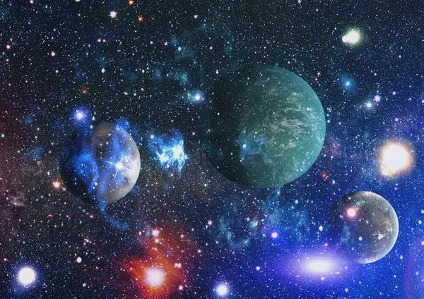 深宇宙 高精細スター フィールドの背景 — ストック写真