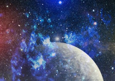 Derin uzay. Yüksek çözünürlüklü yıldız alanı arka plan 