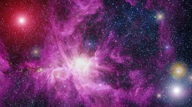 Derin uzay bulunan sarmal gökada. Nasa tarafından döşenmiş bu görüntü unsurları.