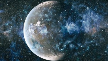 Yıldızlı uzay arka plan dokusu