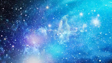 birçok ışık yılı uzakta dünya derin uzayda yıldız alanı. Bu görüntü nasa tarafından döşenmiş unsurları