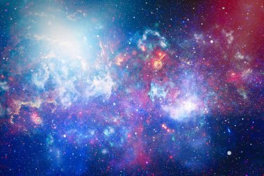 birçok ışık yılı uzakta dünya derin uzayda yıldız alanı. Bu görüntü nasa tarafından döşenmiş unsurları