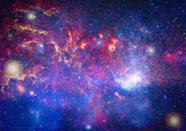 Galaksi - NASA tarafından desteklenen bu resmin elementleri