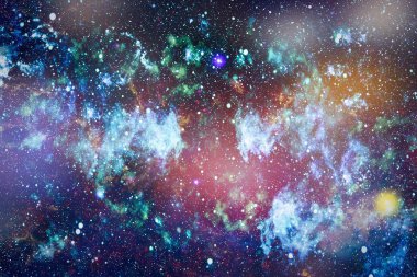 birçok ışık yılı uzakta dünya derin uzayda yıldız alanı. Bu görüntü nasa tarafından döşenmiş unsurları