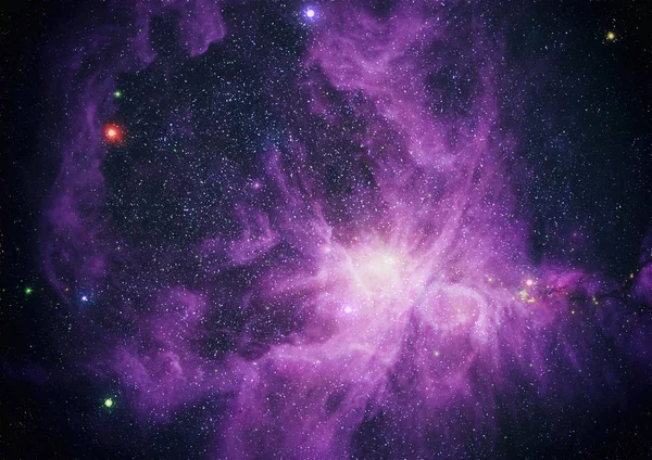 Hermosa Nebulosa Estrellas Galaxias Elementos Esta Imagen Proporcionados Por Nasa — Foto de Stock