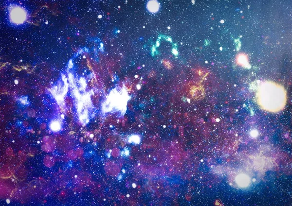 Vackra Nebulosa Stjärnor Och Galaxer Delar Denna Bild Från Nasa — Stockfoto