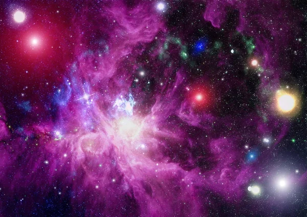 Spiral galaxy in deep space. Elements of this image furnished by NASA.