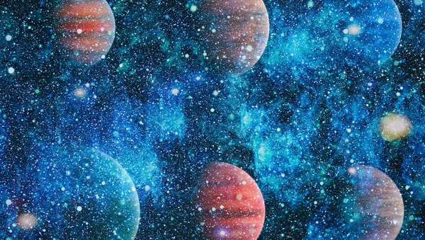 Bolygók Csillagok Galaxisok Világűrben Amelyek Megmutatják Űrkutatás Szépségét Nasa Által — Stock Fotó