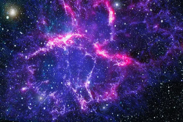 Spirálgalaxis Mély Űrben Kép Nasa Berendezett Elemei — Stock Fotó