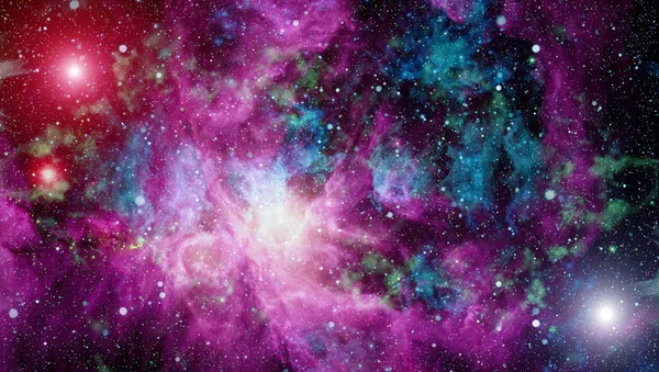 Campo Stellare Nello Spazio Profondo Molti Anni Luce Lontano Dalla — Foto Stock