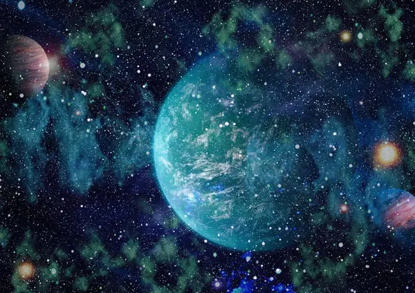 นหล งอวกาศค ณภาพส องค ประกอบของภาพน าโดยนาซ — ภาพถ่ายสต็อก