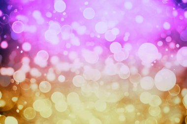 Renk Festivali 'nin arka planında doğal bokeh ve parlak altın ışıklarla sihirli arka plan. Klasik Sihirli arkaplan