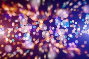 Festival ışıklar bokeh arka plan, bokeh ışıklar Defocused, bulanık bokeh, Bokeh ışık antika arka plan,