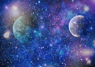 alan birçok ışık yılı uzakta dünya. Nasa tarafından döşenmiş bu görüntü unsurları