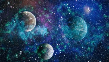 alan birçok ışık yılı uzakta dünya. Nasa tarafından döşenmiş bu görüntü unsurları