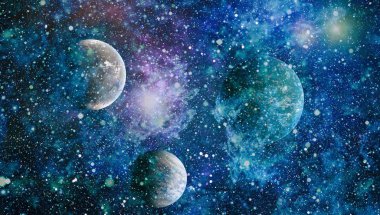 alan birçok ışık yılı uzakta dünya. Nasa tarafından döşenmiş bu görüntü unsurları