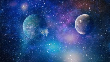 alan birçok ışık yılı uzakta dünya. Nasa tarafından döşenmiş bu görüntü unsurları