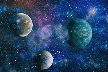 alan birçok ışık yılı uzakta dünya. Nasa tarafından döşenmiş bu görüntü unsurları