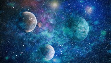 alan birçok ışık yılı uzakta dünya. Nasa tarafından döşenmiş bu görüntü unsurları