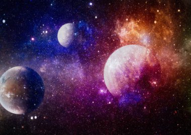 patlama süpernova. Parlak yıldız bulutsu. Uzak galaksi. Soyut resim. Nasa tarafından döşenmiş bu görüntü unsurları.