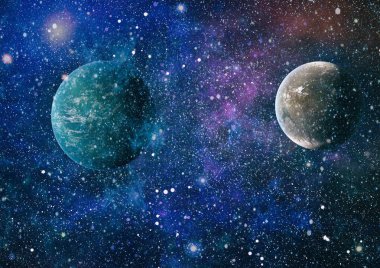 alan birçok ışık yılı uzakta dünya. Nasa tarafından döşenmiş bu görüntü unsurları