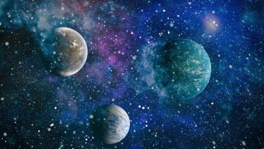 alan birçok ışık yılı uzakta dünya. Nasa tarafından döşenmiş bu görüntü unsurları