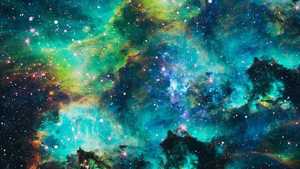 Petite Partie Champ Infini Étoiles Dans Univers Eléments Cette Image — Photo