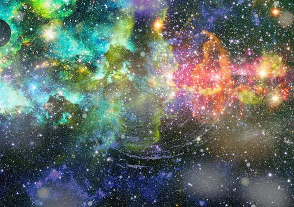 Small Part Infinite Star Field Space Universe Elements Image Furnished — Stock Photo, Image